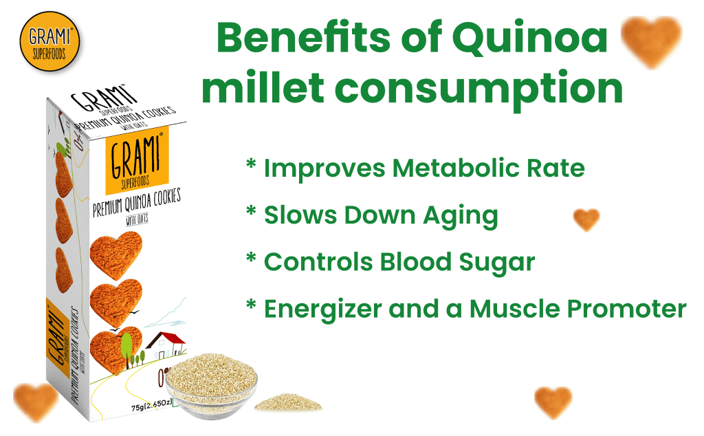 Premium Quinoa cookies with oats