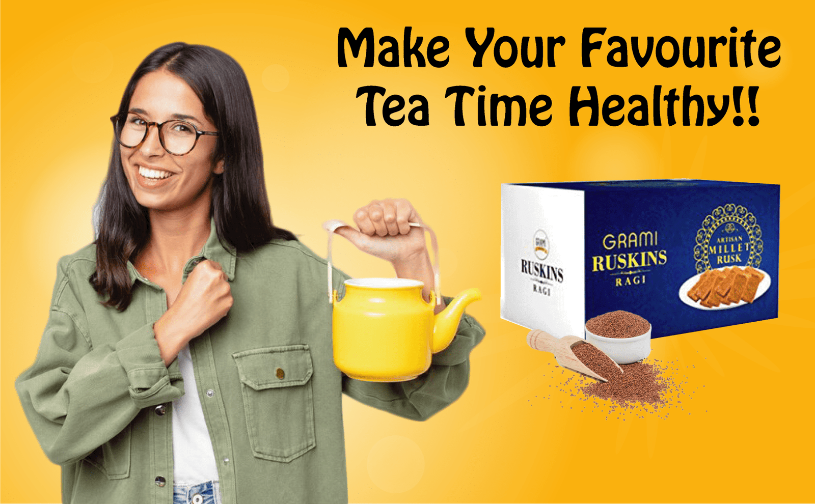 calcium rich ragi rusk with whole wheat