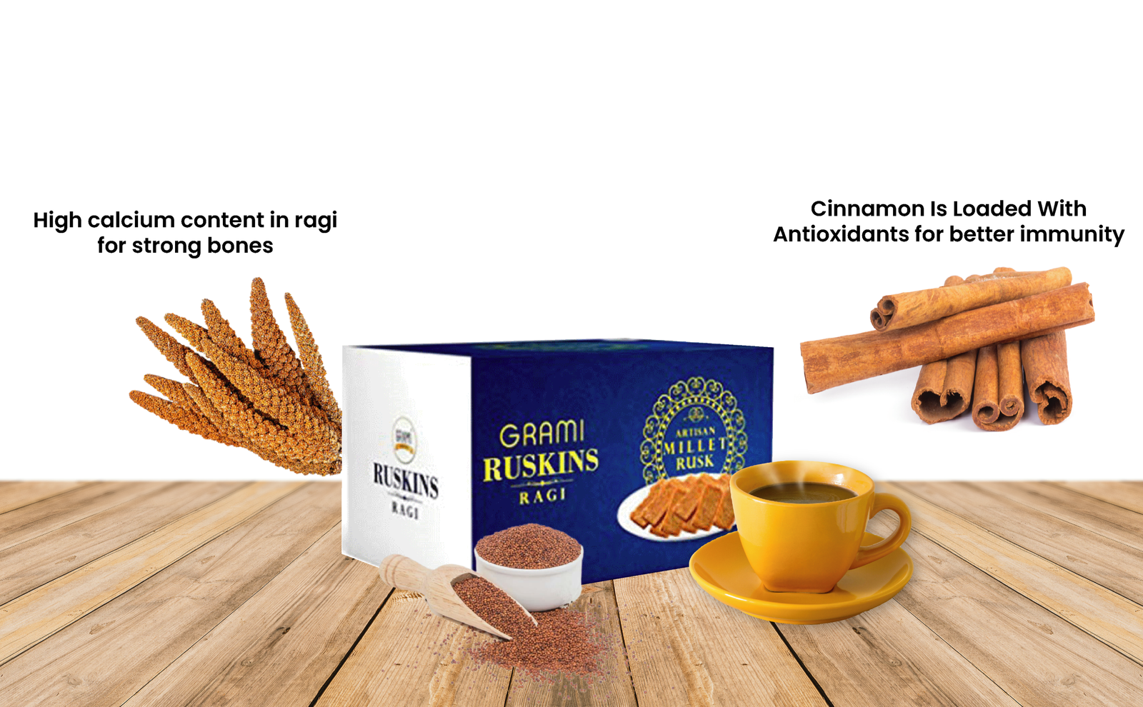 organic rusk with whole wheat and jaggery