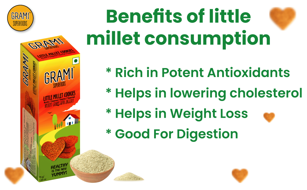 healthy snack little millet cookies