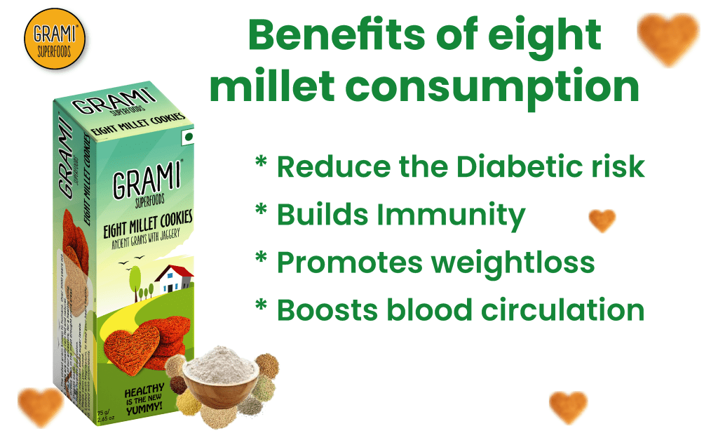 organic millet cookies with no maida