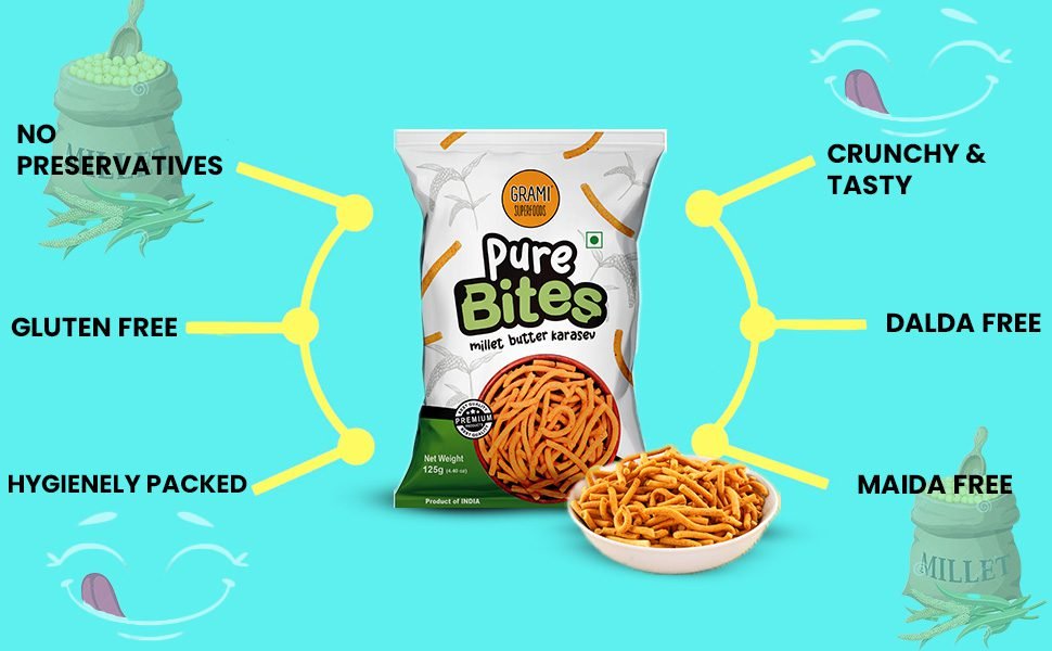 High protein millet butter karasev healthy Indian snack