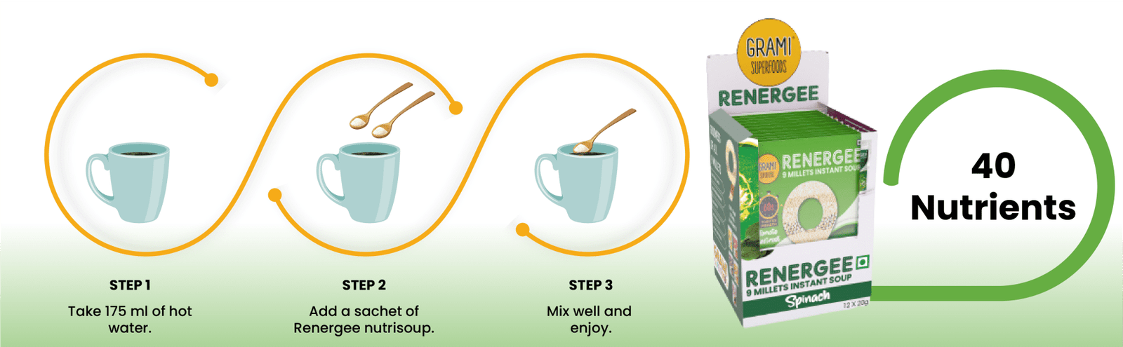 vegan gluten free instant soup sachets