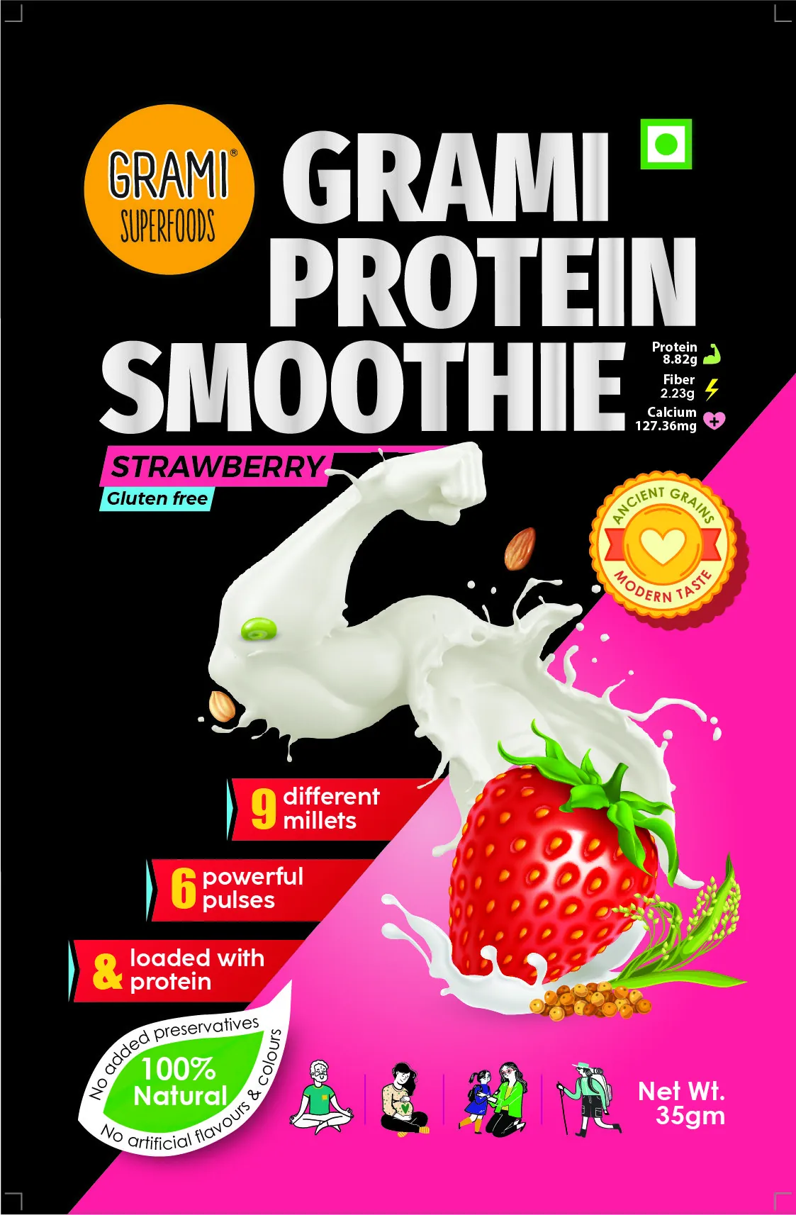 Strawberry SMOOTHIE POUCH PACKAGING APPROVED DESIGN 2 01